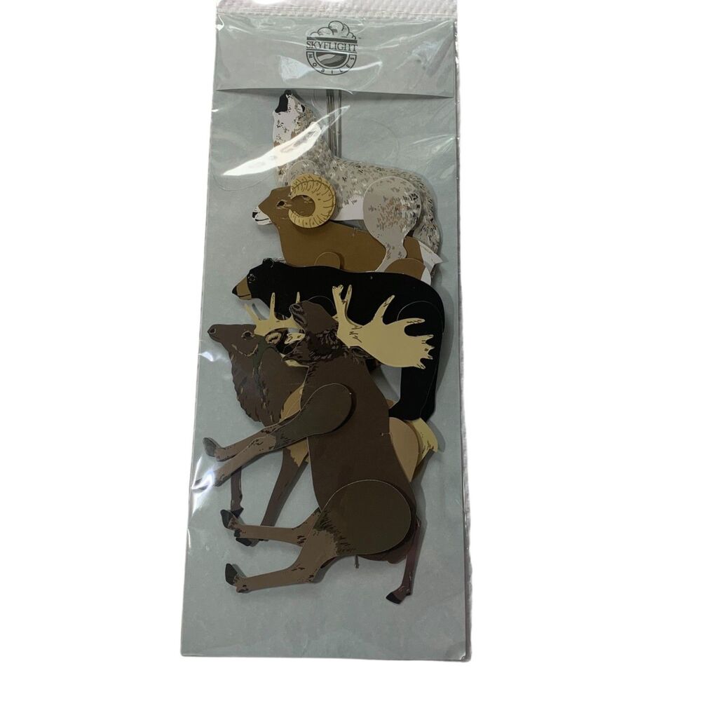 Skyflight North American Wildlife Hanging Baby Mobile NIP Educational